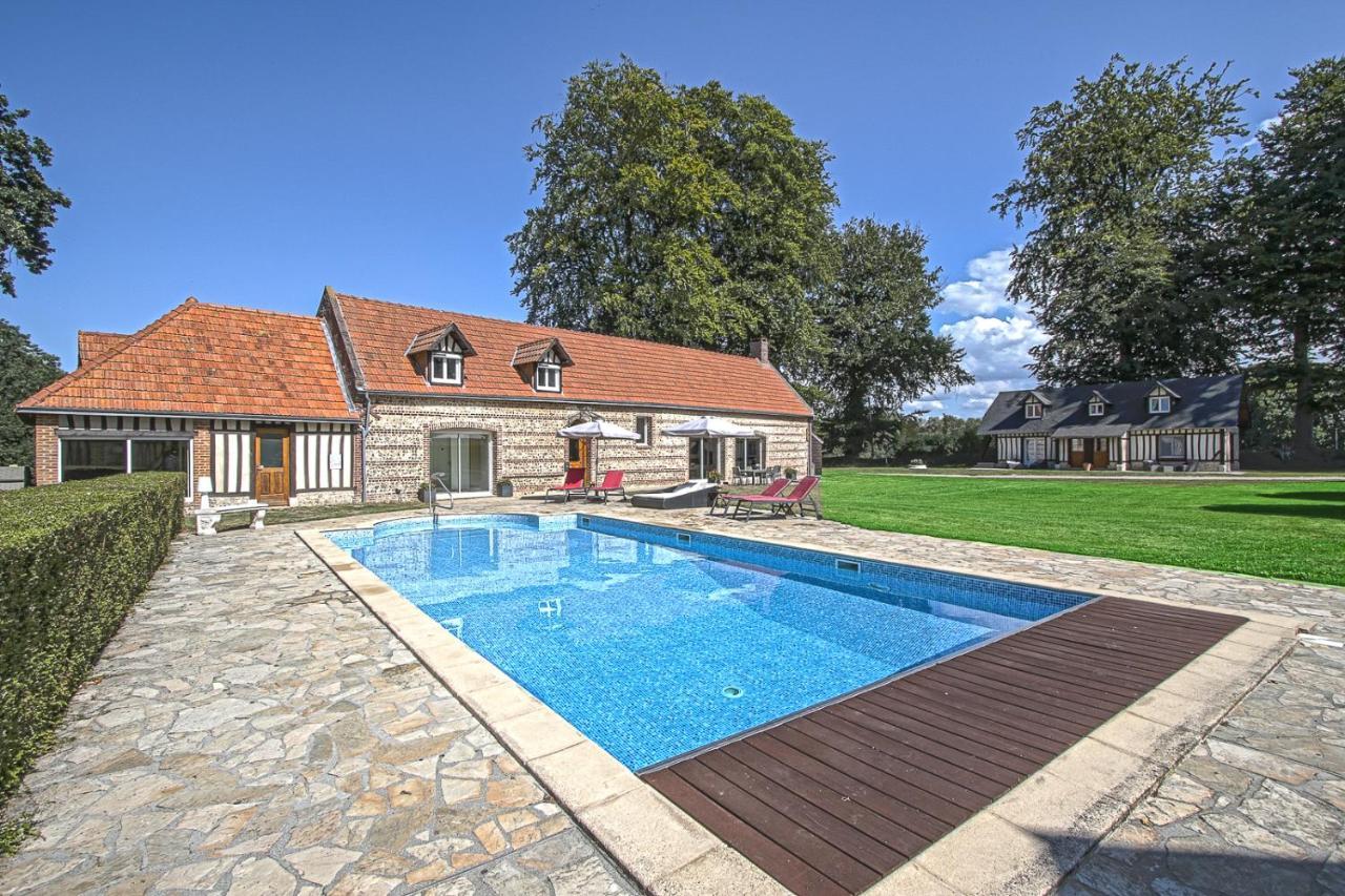 Clos Celeste - Campagne D Etretat Avec Piscine Et Spa (Adults Only) Écrainville Exteriér fotografie
