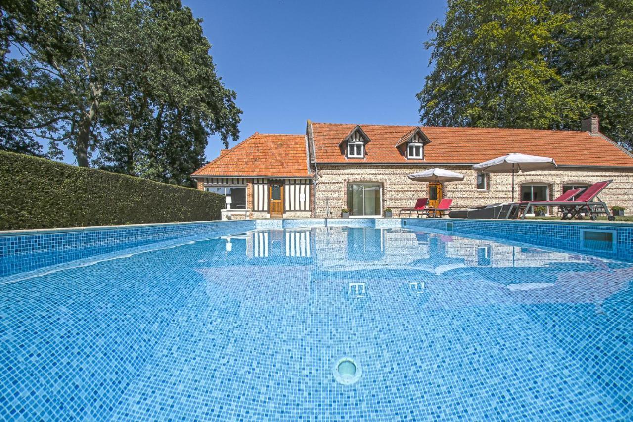 Clos Celeste - Campagne D Etretat Avec Piscine Et Spa (Adults Only) Écrainville Exteriér fotografie
